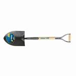 Jackson 1201300 J-450 Commercial Grade Round Point Pony Shovel, 27 in Handle Length, Hardwood Handle