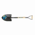 Jackson 1201500 J-450 Commercial Grade Round Point Pony Shovel, 27 in Handle Length, Hardwood Handle
