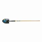 Jackson 1258200 J-450 Round Point Pony Shovel, Tempered Steel Blade, 47 in Handle Length, Hardwood Handle