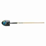 Jackson 1259700 J-450 Round Point Pony Shovel, Tempered Steel Blade, 47 in Handle Length, Hardwood Handle