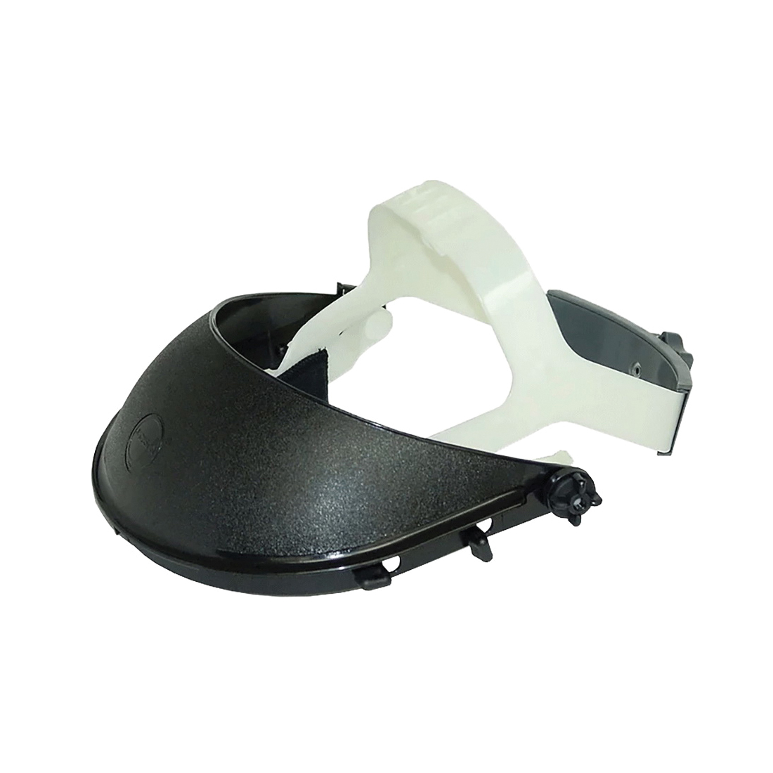 Jackson Safety* 14381 Model K General Purpose Faceshield Headgear, Black/Clear, Plastic, Ratchet Adjustment