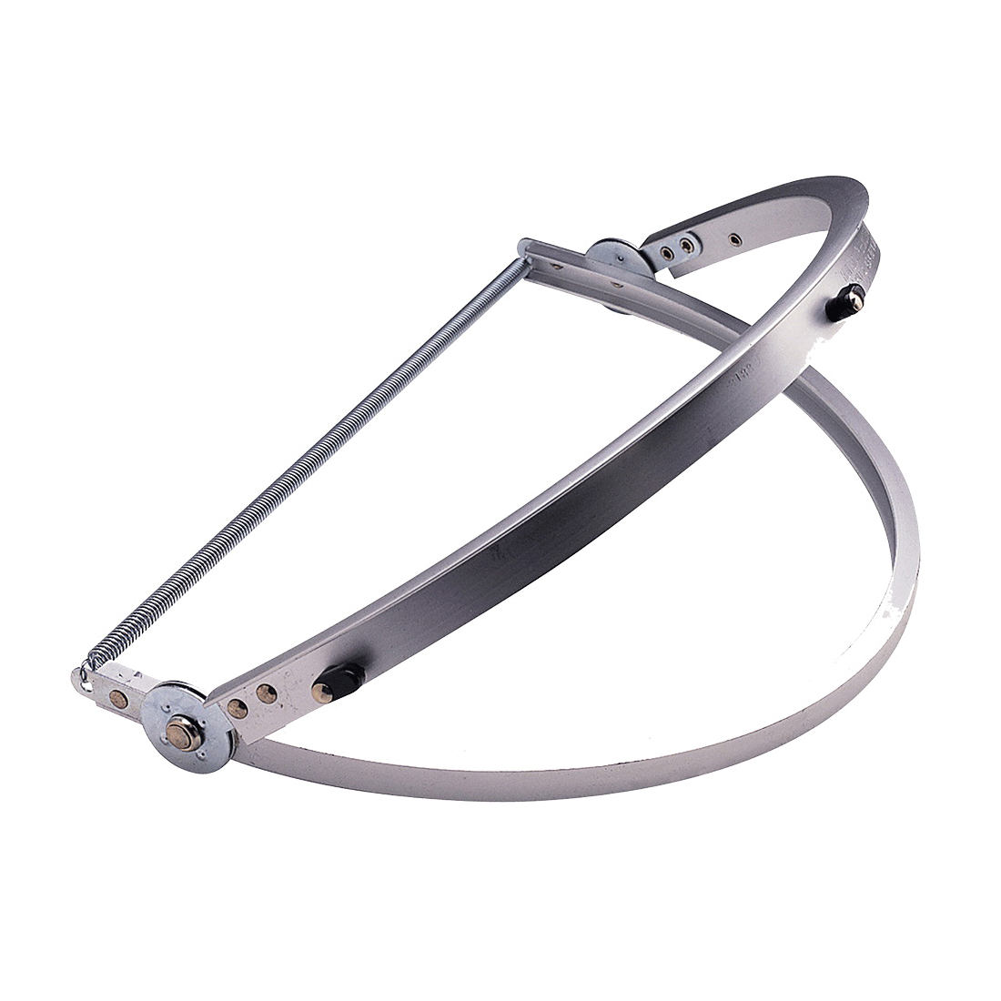 Jackson Safety* 14393 Faceshield Adapter, For Use With Jackson Safety 20697, 20698, 20699, 20701, 20702, 20718 and 20738 Hard Hats and Full Brim Hard Hats, Metal, Silver