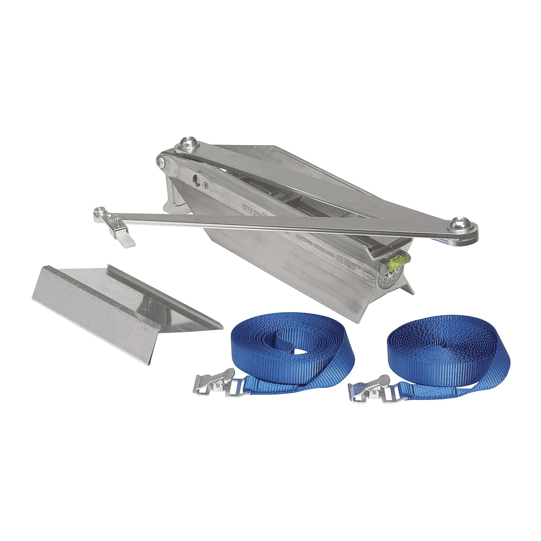 JACKSON SAFETY Curv-O-Mark 14773 Jumbo Contour Pipe Marker With Calibrated Protractor and Adjustable Triple-Jointed Marking Arm, 8 to 48 in Dia, Aluminum, Silver