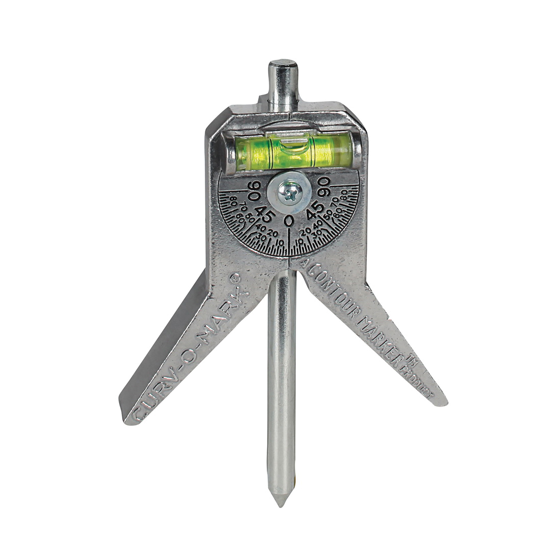 JACKSON SAFETY 14775 Manual Standard Centering Head Pipe Marker With Adjustable Dial Set Level, 1/2 to 4 in Dia Circle, Y-Type Head, Aluminum Head, Silver