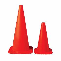 Cortina 03-500-05O W-Series Traffic Cone, 18 in H, Orange Cone, Specifications Met: MUTCD Standard, NCHRP 350