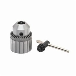 Jacobs 14946 24BA-3/8 Light Duty Drill Chuck, 0.063 to 0.5 in Capacity, 3/8-24 Mounting, Plain Bearing, KK Key