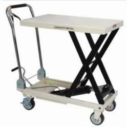 JET 140777 SLT Series Scissor Lift Table With Folding Handle, 660 lb Load, 32-1/2 in L x 19-5/8 in W Platform, 10-5/8 in H Lowered, 32-3/8 in H Raised