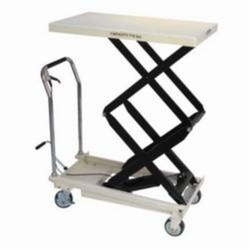 JET 140778 DSLT Double Scissor Lift Table, 770 lb Load, 35-5/8 in L x 20-1/8 in W Platform, 13-9/16 in H Lowered, 51-1/8 in H Raised