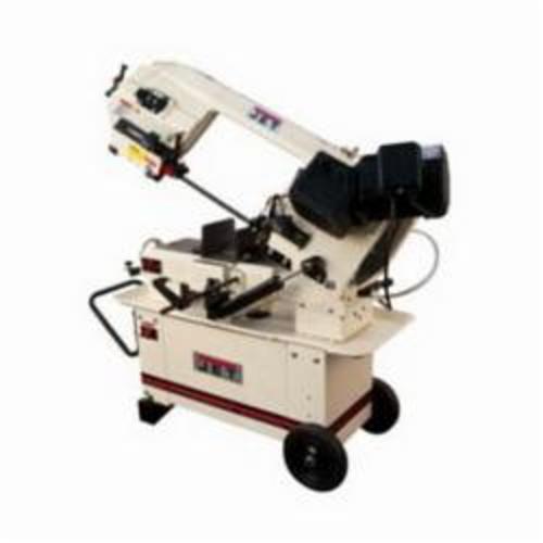 JET 413460 Geared Head Horizontal/Vertical Band Saw, 5 in Round, 5 x 8 in Rectangle 45 deg Capacity, 8 in Round, 8 x 11-1/4 in Rectangle 90 deg Capacity, 1 hp, 115/230 VAC, 16 A, 145/200/245 sfpm Speed