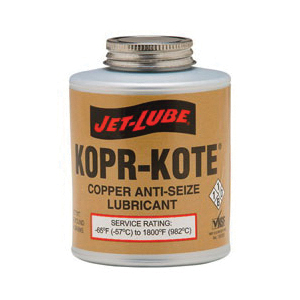 Jet Lube Kopr-Kote 10093 High Temperature Anti-Seize Compound, 5 gal Pail, Semi-Fluid Gel Form, Copper Bronze, 1.15