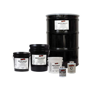 Jet Lube 16402 White Knight Food Grade Anti-Seize Compound, 0.5 lb Brush In Cap Bottle, Semi-Fluid Gel Form, White, 1.17