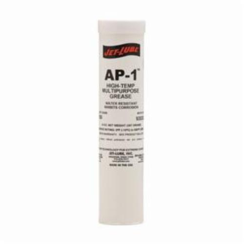 Jet Lube 31550 AP-1 High Temperature Multi-Purpose Grease, 400 g Cartridge, Semi-Fluid Gel Form, Amber, 0 to 550 deg F