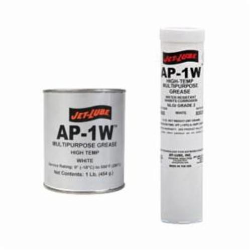 Jet Lube 31616 AP-1W High Temperature Multi-Purpose Grease, 35 lb Pail, Semi-Fluid Gel Form, Off-White, -20 to 550 deg F