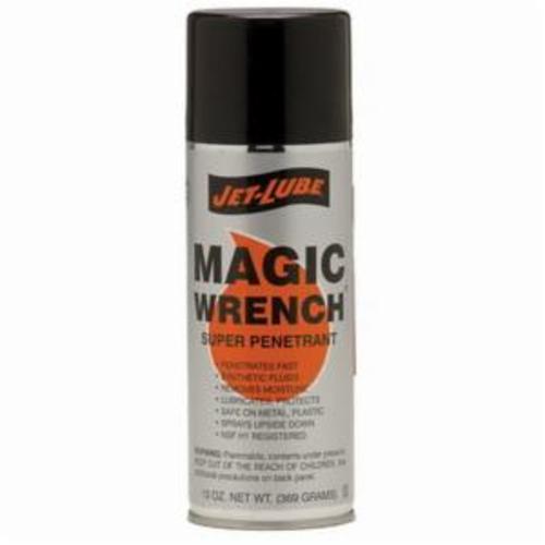 Jet Lube 39541 Magic Wrench Super Penetrant, 13 oz Aerosol Can, Liquid, Pale Yellow, 0.83
