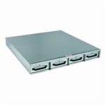 CRESCENT JOBOX 1404980 Heavy Duty Aluminum Drawer Storage, 6 in H x 4 ft W x 50 in D, 75 lb Storage, Silver