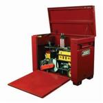 CRESCENT JOBOX 1-657990 Drop Front High Capacity Jobsite Chest, 45 in x 31 in W x 60 in D, 41.5 cu-ft Storage, Steel