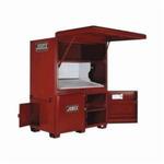 CRESCENT JOBOX 1-669990 Extra Heavy Duty Jobsite Field Office, 80 in x 42 in W x 63 in D, 30 cu-ft Storage, Steel