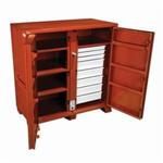 CRESCENT JOBOX 1-679990 Jobsite Drawer Cabinet, 30-1/4 in x 60-1/8 in W x 60-3/4 in D, 58.7 cu-ft Storage, Steel