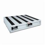 CRESCENT JOBOX 664980 Heavy Duty Steel Drawer Storage, 9 in H x 4 ft W x 4 ft D, 650 lb Storage, White