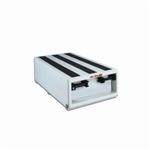 CRESCENT JOBOX 666980 Heavy Duty Steel Drawer Storage, 13 in H x 24 in W x 4 ft D, 650 lb Storage, White