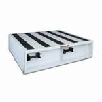 CRESCENT JOBOX 668980 Heavy Duty Steel Drawer Storage, 13 in H x 4 ft W x 4 ft D, 650 lb Storage, White
