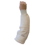 Jomac S-25HR Mediumweight Sleeves, 16 in L, Elastic, Natural White