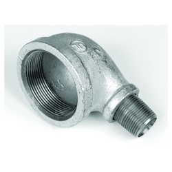 Justrite 08015 Elbow Fitting, For Use With 08101/08006/08005 3/4 in Bung Opening Mounting Drum Vent, 3/4 in NPT, Cast Iron
