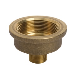 Justrite 08181 Drum Vent Adapter, For Use With 3/4 in Drum Bung Opening, Brass