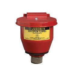 Justrite 08201 Small Drum Funnel, Galvanized, For Use With 5 gal Steel Pails, 2 in NPT, Steel