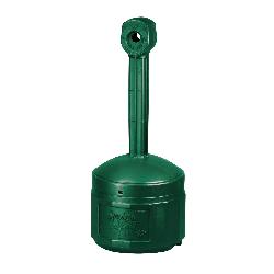 Justrite 26800G Original Smoker's Cease-Fire Medium Duty Cigarette Butt Receptacle, 4 gal Capacity, 38-1/2 in H, Polyethylene, Forest Green