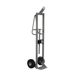 Justrite 35016 Cylinder Hand Truck With Hoist Ring, 300 lb Load, 1 Cylinder
