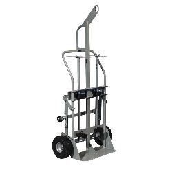 Justrite 35026 Cylinder Hand Truck With Hoist Ring, 600 lb Load, 2 Cylinder