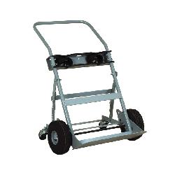 Justrite 35032 Cylinder Hand Truck, 1000 lb Load, 2 Cylinder