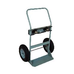 Justrite 35038 Cylinder Hand Truck, 1000 lb Load, 2 Cylinder