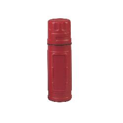 Justrite S23305 Document Storage Tube With Twist On Lid, 12 in Interior, 12-1/2 in Exterior H, Polyethylene, Red