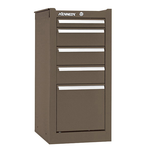 Kennedy 185XB K1800 Industrial Side Cabinet, 29-1/16 in H x 13-5/8 in W x 18 in D, 18 ga THK