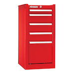 Kennedy 205XR K2000 Industrial Side Cabinet, 29 in H x 13-5/8 in W x 20 in D, 18 ga THK