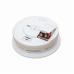 Kidde 0976-9997 Tamper-Resistant Smoke Detector Alarm, 10 ft Detection, Ionization Sensor, 9 VDC Battery, 85 dB