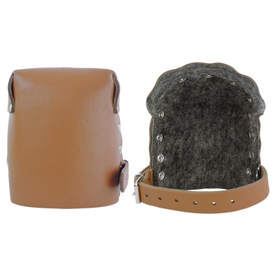 FrogWear Knee Protection Premium Heavy-Duty Non-Marring Leather Knee Pad One Size