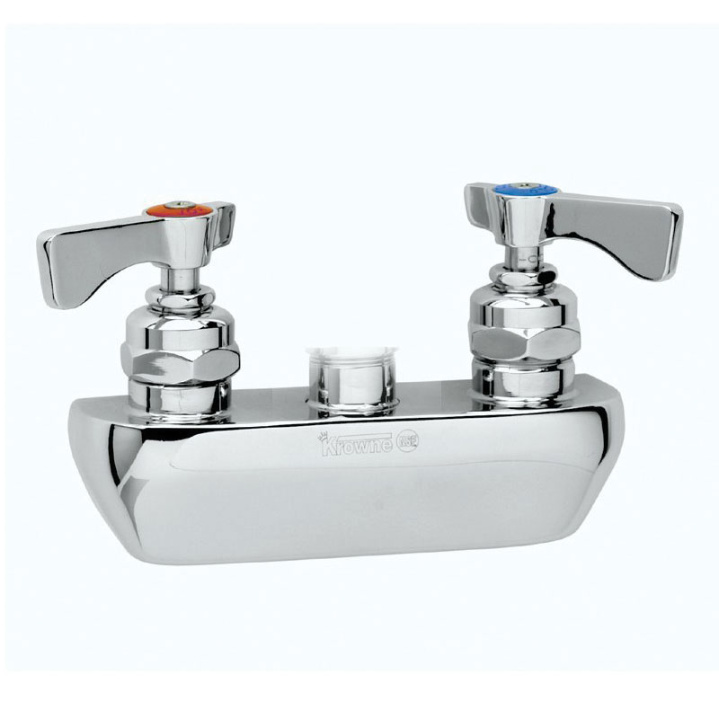Krowne 14-4XXL ROYAL Faucet Body Only, 2 gpm Flow Rate, 4 in Center, Nickel Chromium