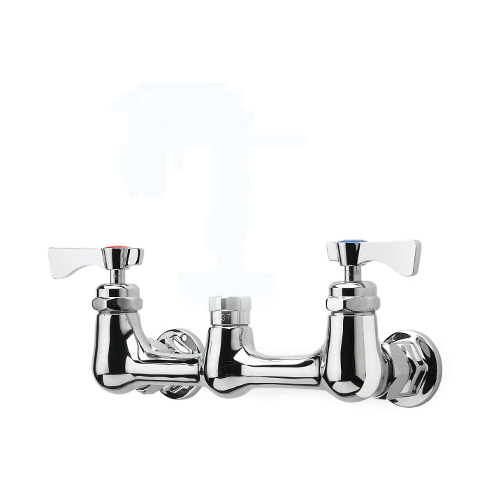 Krowne 14-8XXL ROYAL Faucet Body Only, 2 gpm, 8 in Center, Nickel Chromium, Side Spray(Y/N): No