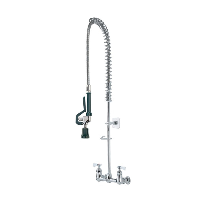 Krowne 17-108WL ROYAL Pre Rinse Faucet, 2 gpm Flow Rate, 8 in Center, Polished Chrome, Import