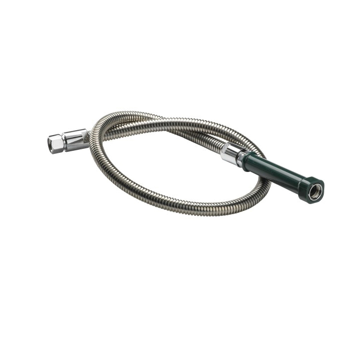 Krowne 21-133L Spray Hose With Grip, For Use With Pre-Rinse Faucet, 44 in Stainless Steel Spray Hose, Import