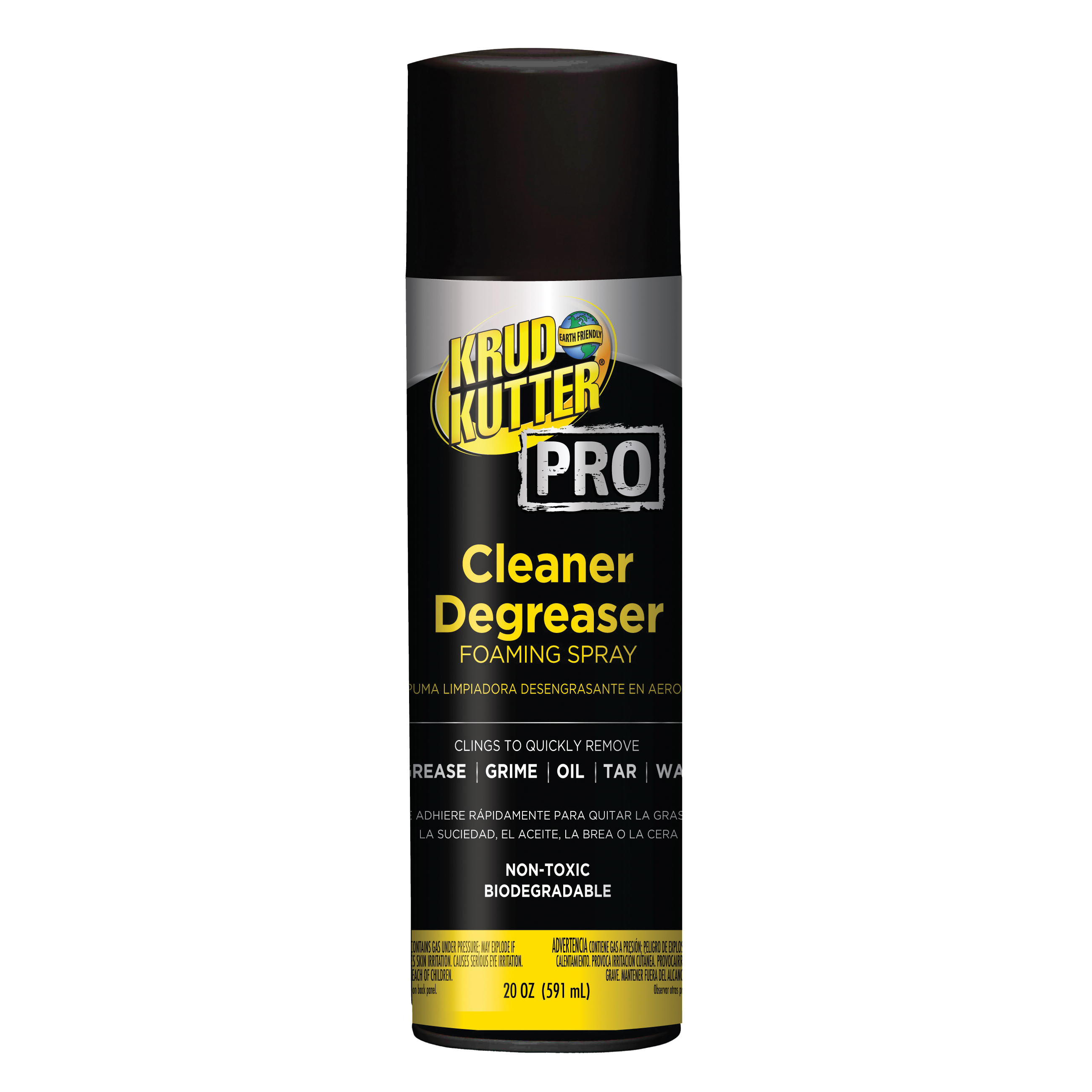 Krud Kutter Pro 352239 Heavy Duty Multi-Purpose Concentrated Cleaner Degreaser, 20 oz Foaming Aerosol, Mild Odor/Scent, Liquid Form