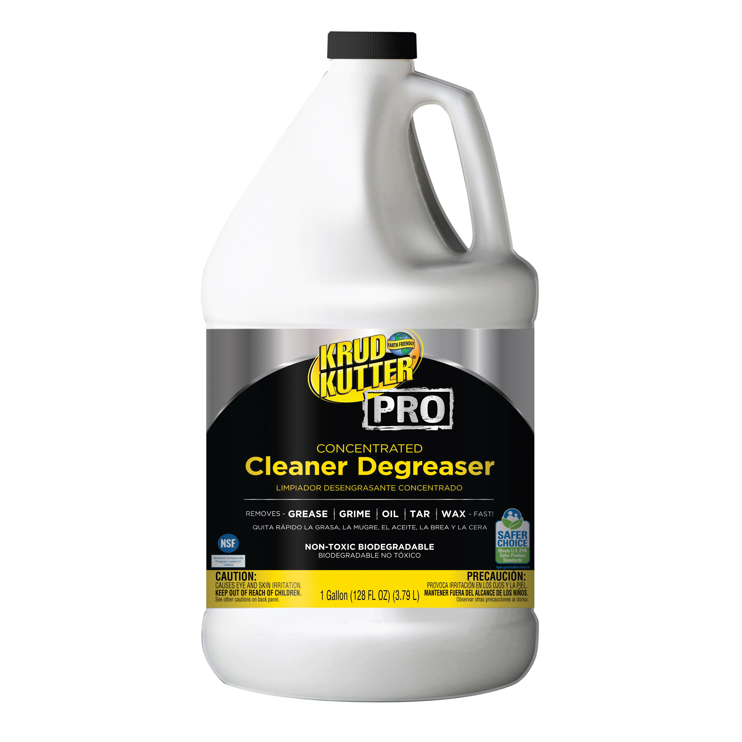 Krud Kutter Pro 352261 Heavy Duty Multi-Purpose Concentrated Cleaner Degreaser, 1 gal Bottle, Mild Odor/Scent, Liquid Form