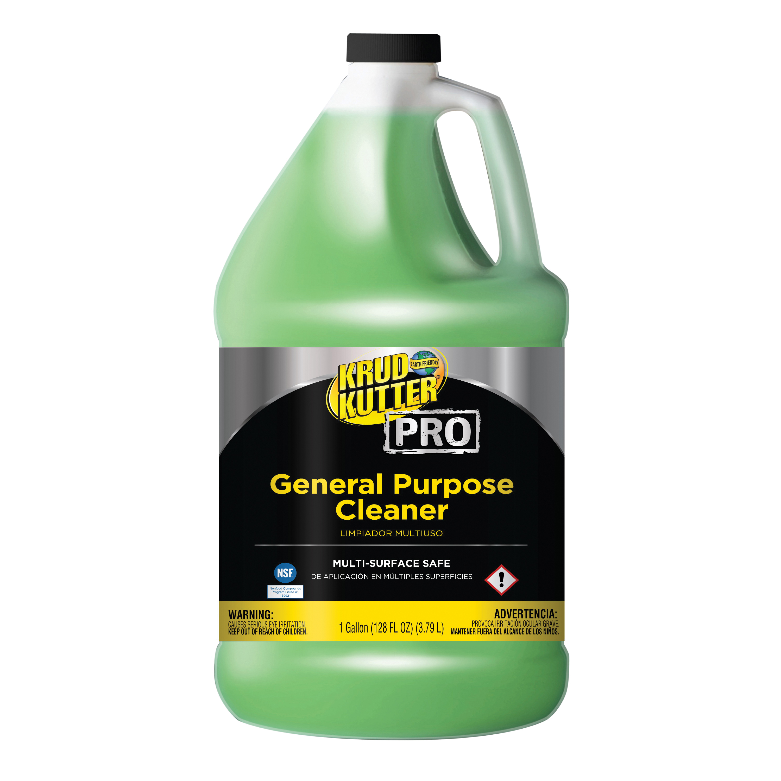 Krud Kutter Pro 352262 General Purpose Cleaner, 1 gal Bottle, Mild Odor/Scent, Green, Liquid Form