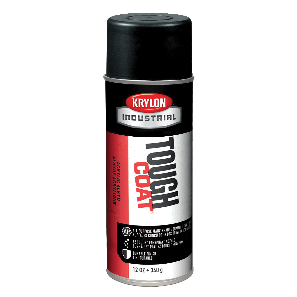 Krylon A01319007 Enamel Spray Paint, 12 oz Container, Aerosal Spray Form, New Caterpillar Yellow, 20 sq-ft Coverage