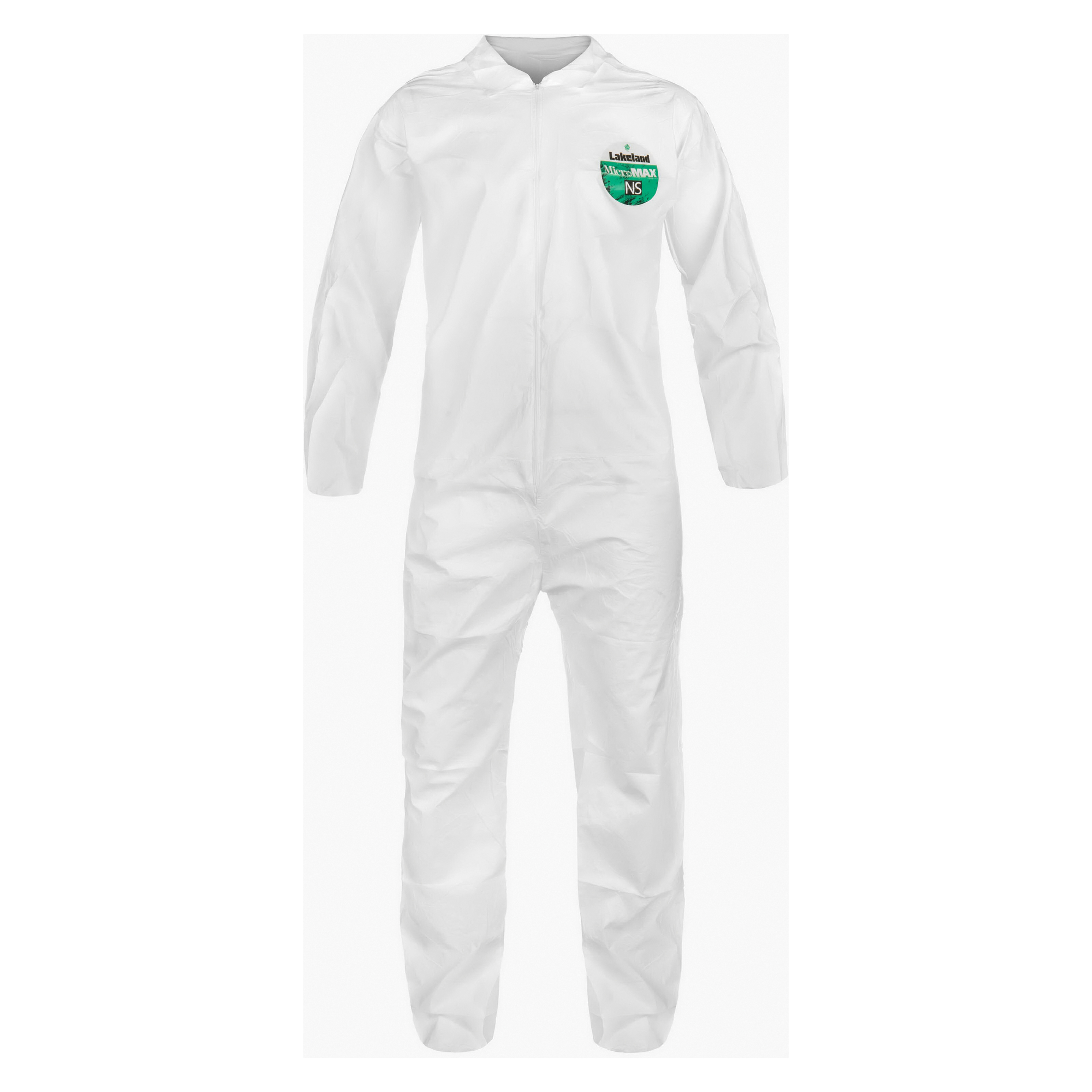Lakeland CTL412-3X Disposable Coverall, 3XL, White, MicroMax NS, 56 to 58 in Chest, 29 in L Inseam