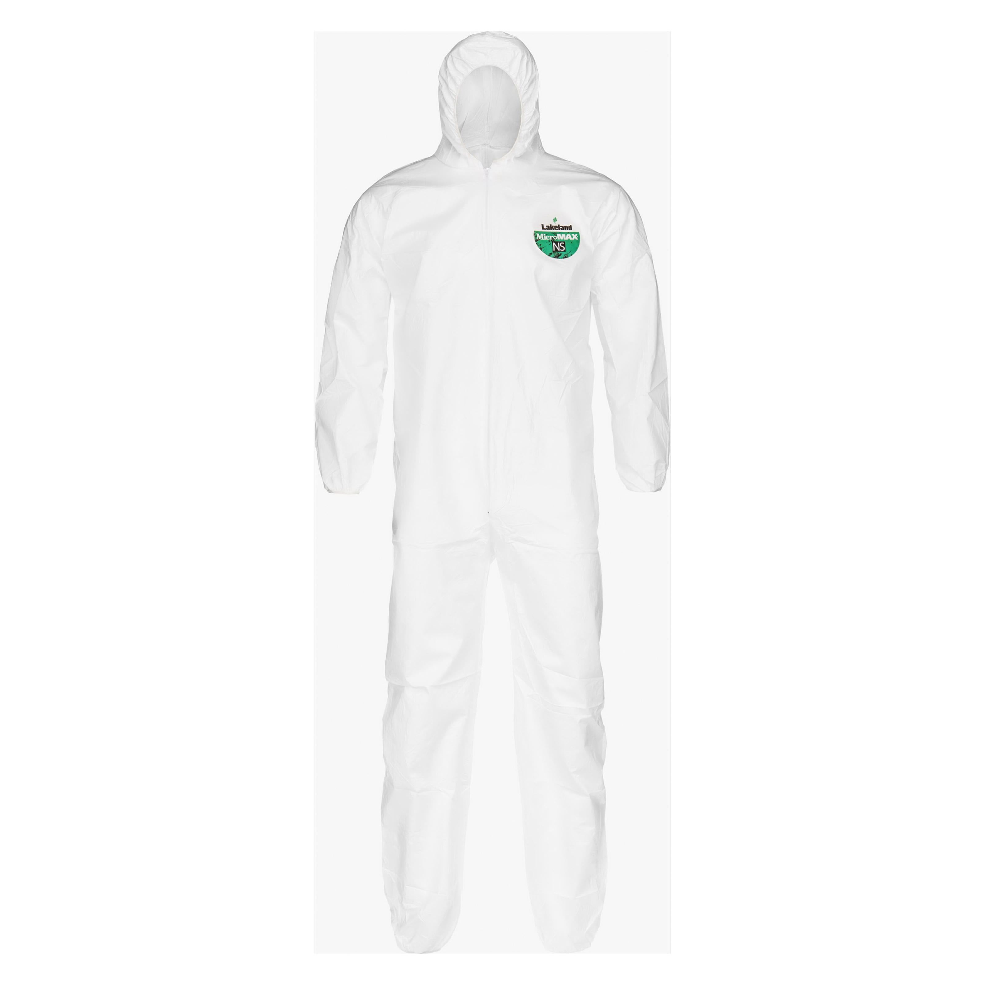 Lakeland CTL428-3X Disposable Coverall, 3XL, White, MicroMax NS, 56 to 58 in Chest, 29 in L Inseam