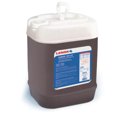 LENOX TOOLS 1920852 100CF Band Saw Fluid, 5 gal Carboy, Chemical, Liquid, Amber